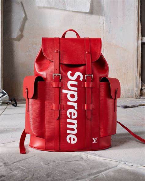 supreme lv backpack retail|lv christopher backpack price.